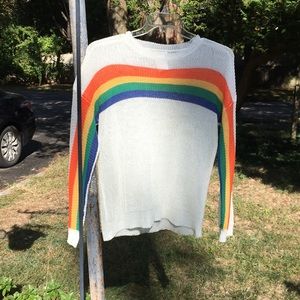 Main Strip rainbow sweater Size Medium